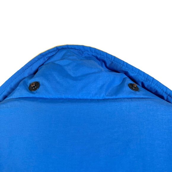 L.L. Bean Boys Penobscot Parka Jacket Size L 14/16‎ Blue Yellow Zip Snap Pockets - Picture 8 of 16
